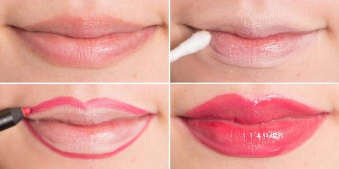 Secrets de beauté: l'augmentation des lèvres visuelle 