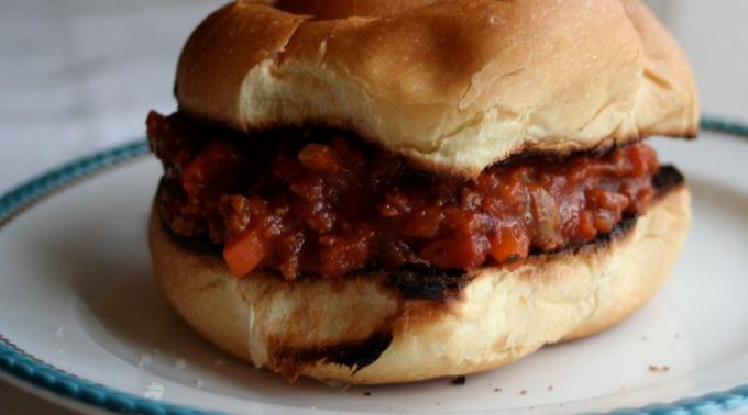 Que faire cuire de la farce: Burger « Sloppy Joe »