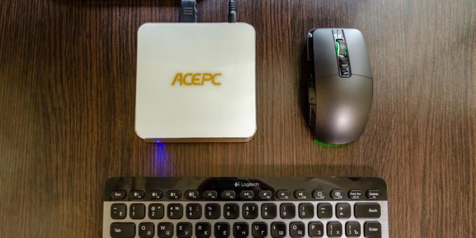 Mini PC AcePC AK7: la possibilité d'utiliser