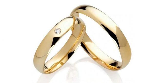 Les anneaux de mariage