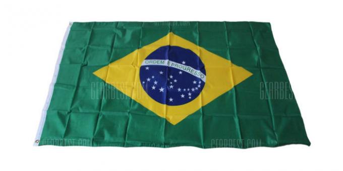 attributs sportifs: drapeau Brésil