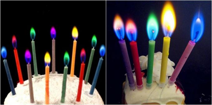 Produits pour la fête: des bougies originales pour le gâteau 