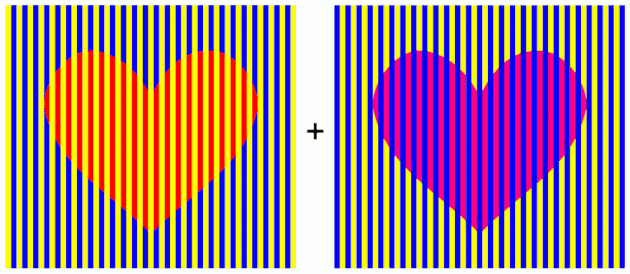 illusion d'optique: le cœur