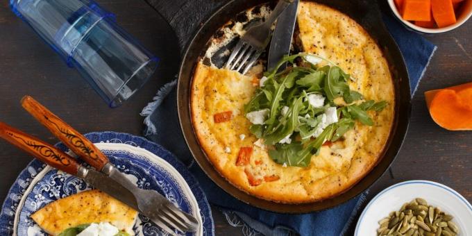 Frittata au potiron