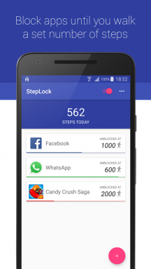 Steplock - Podomètre stricte pour Android