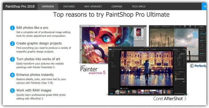 La plupart des éditeurs de photo: PaintShop Pro