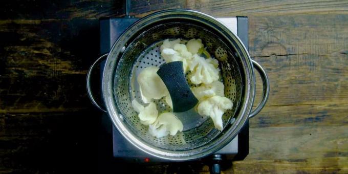 Comment et combien de faire cuire le chou-fleur dans une casserole