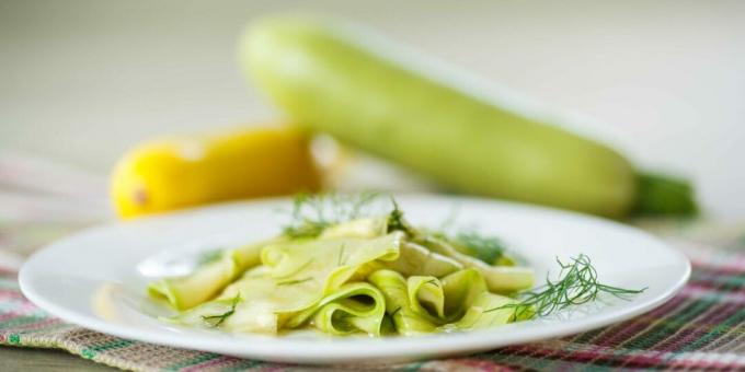 Courgettes marinées à la sauce soja