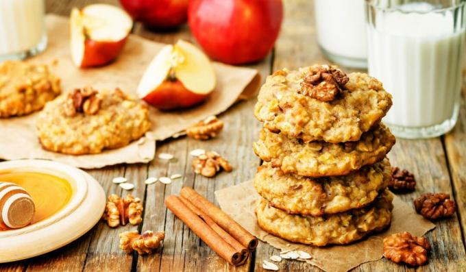 Biscuits à l'avoine et à la pomme