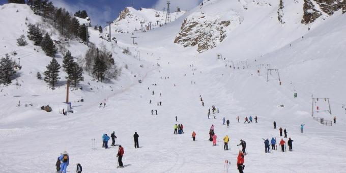 Où faire du ski: Elbrus, Russie