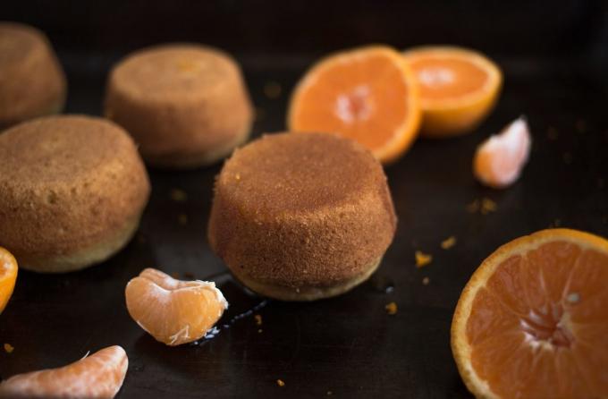 muffins Mandarine: mandarine et muffins