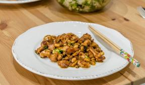 Poulet frit au kung pao