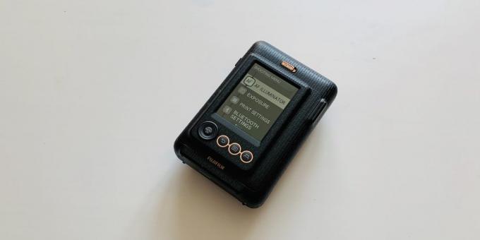 Fuji Instax Mini LiPlay: panneau arrière