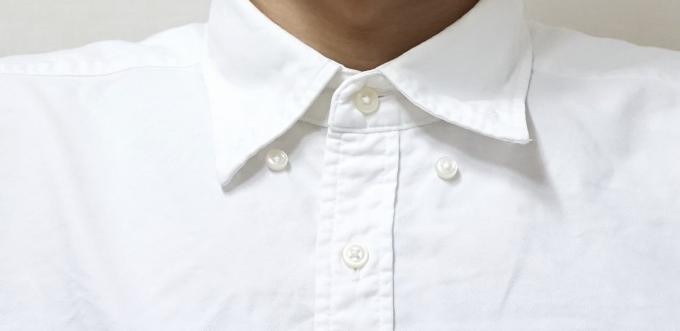 boucle horizontale pour les boutons de sa chemise