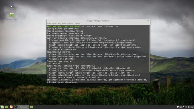Comment installer un logiciel sous Linux: Terminal