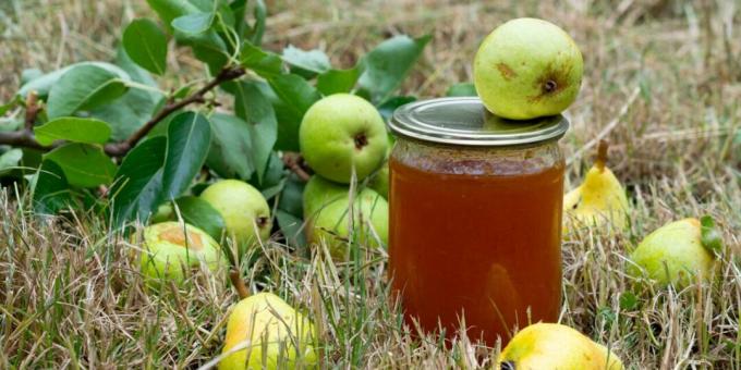 Confiture de pommes et poires