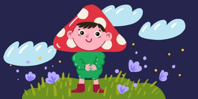 sur les plantes et les casse-têtes de champignons pour les enfants de 6 ans