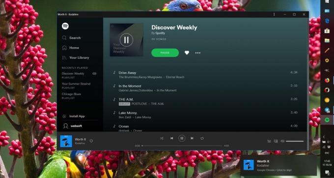 Spotify dans Chrome