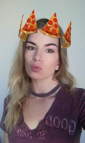 15 histoires de masques insolites: Pizza Instagram