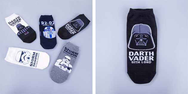 chaussettes belles avec les « Star Wars »