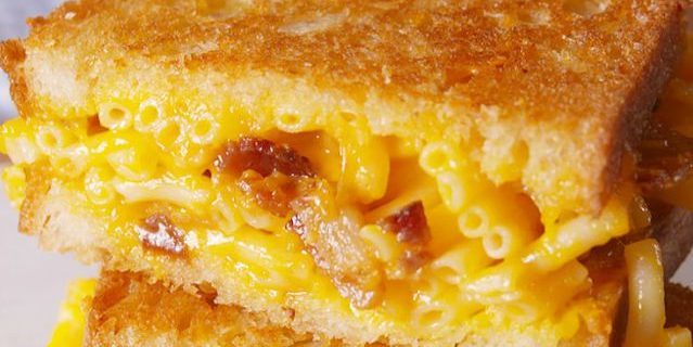 Sandwiches, macaroni au fromage
