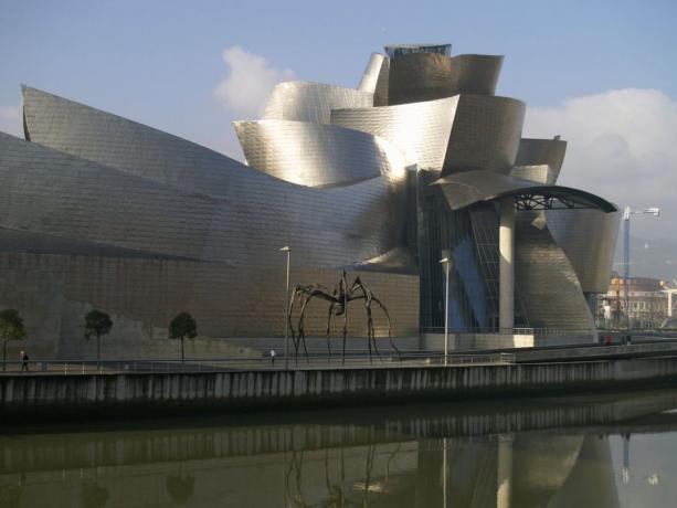 architecture européenne: Guggenheim Bilbao en Espagne