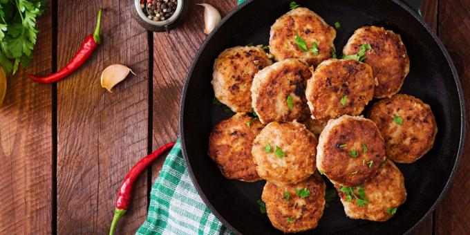 Turquie escalopes avec du porc