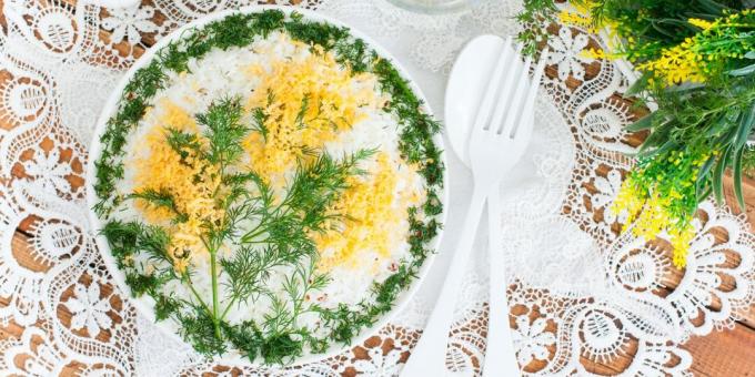 Salade de mimosa au riz