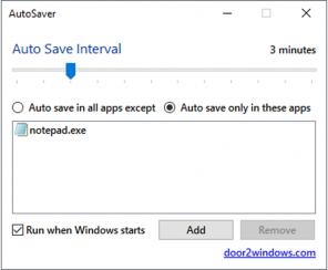 AutoSaver pour Windows enregistre automatiquement votre travail