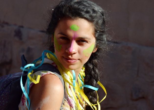 visite Argentine: femme au carnaval