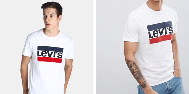 t-shirts hommes à la mode des magasins européens