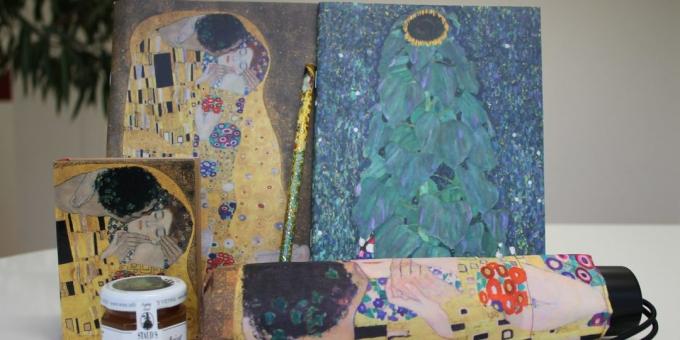 Souvenir avec l'œuvre de Klimt