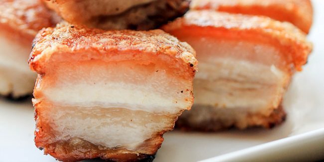 Porc au four: porc avec croûte salée croustillante en chinois