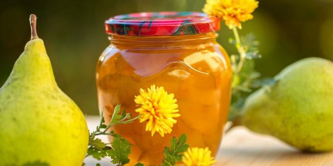 Confiture de poire simple