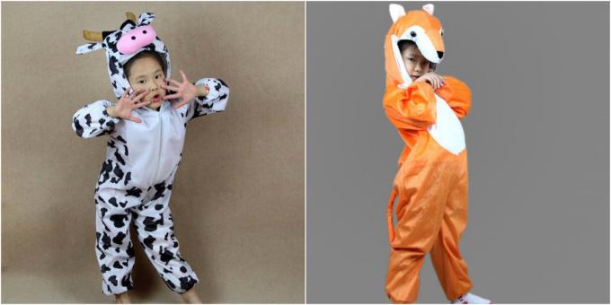 costumes d'animaux