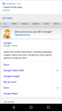 Le Google recherche pour Android est maintenant un mode spécial pour hors-ligne