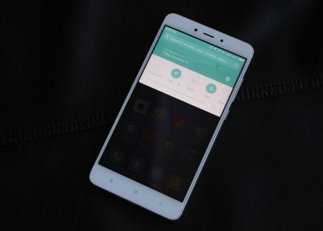 Xiaomi redmi Note 4: notifications d'obturation
