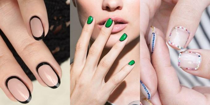 Nails Fashion 2018: Manucure avec cadre