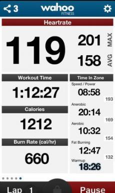 Wahoo Fitness pour l'iPhone - vous pouvez publier entraînement RunKeeper, Nike +, Strava, Dropbox et d'autres services