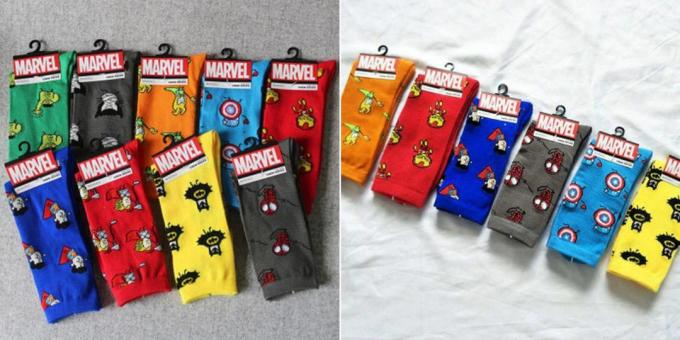 Chaussettes pour les fans de bandes dessinées