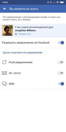 En fonction de votre téléphone: Désactiver les notifications sur Facebook