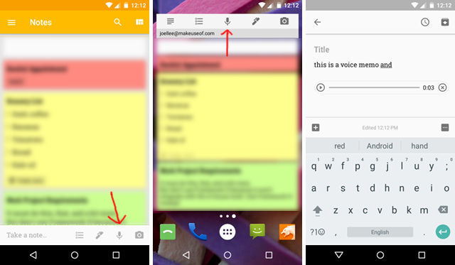 Google Keep: Notes Dictate