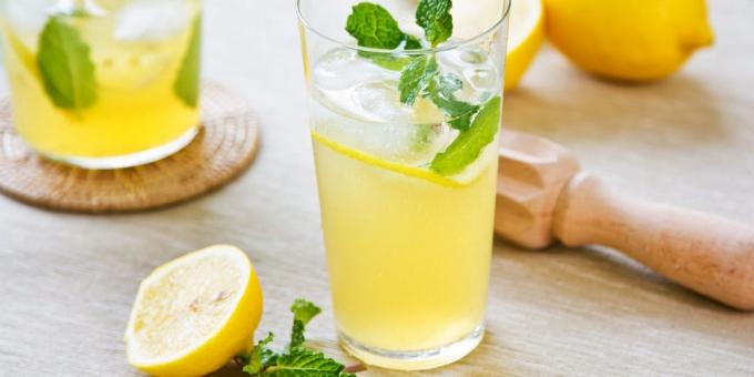 limonade gazeuse: sans siphon