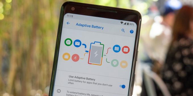 Android P. enregistre la batterie