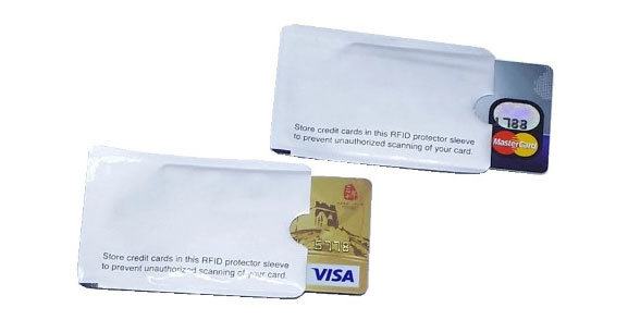 Housse de protection pour les cartes avec NFC
