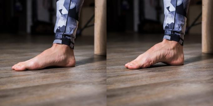Exercices pour les pieds plats: Combinant trois points