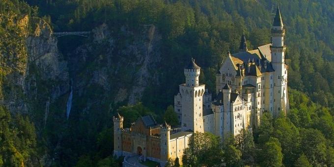 Où aller en Europe: le château de Neuschwanstein, Allemagne