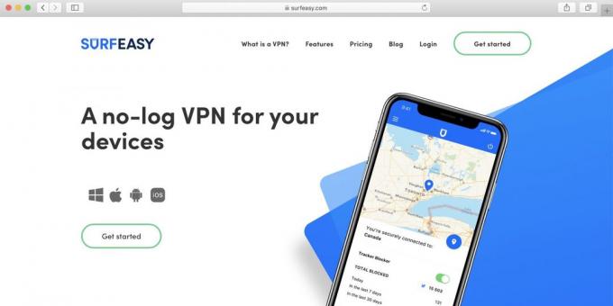 Meilleur VPN gratuit pour PC, Android, iPhone - SurfEasy