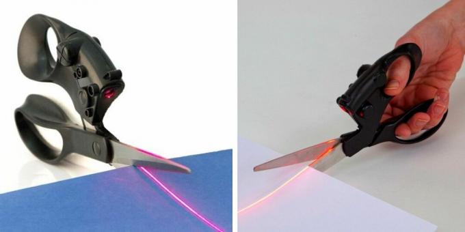gadgets inhabituels: ciseaux laser
