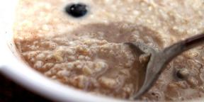 Rapide Gruau: comment préparer froid et petit-déjeuner chaud pendant 5 minutes